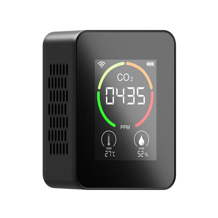 WIFI 3合1二氧化碳检测仪CO2检测器温湿度空气质量监测仪外贸