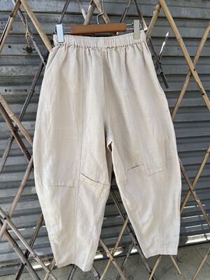 汉麻九分裤萝卜裤 ML1082