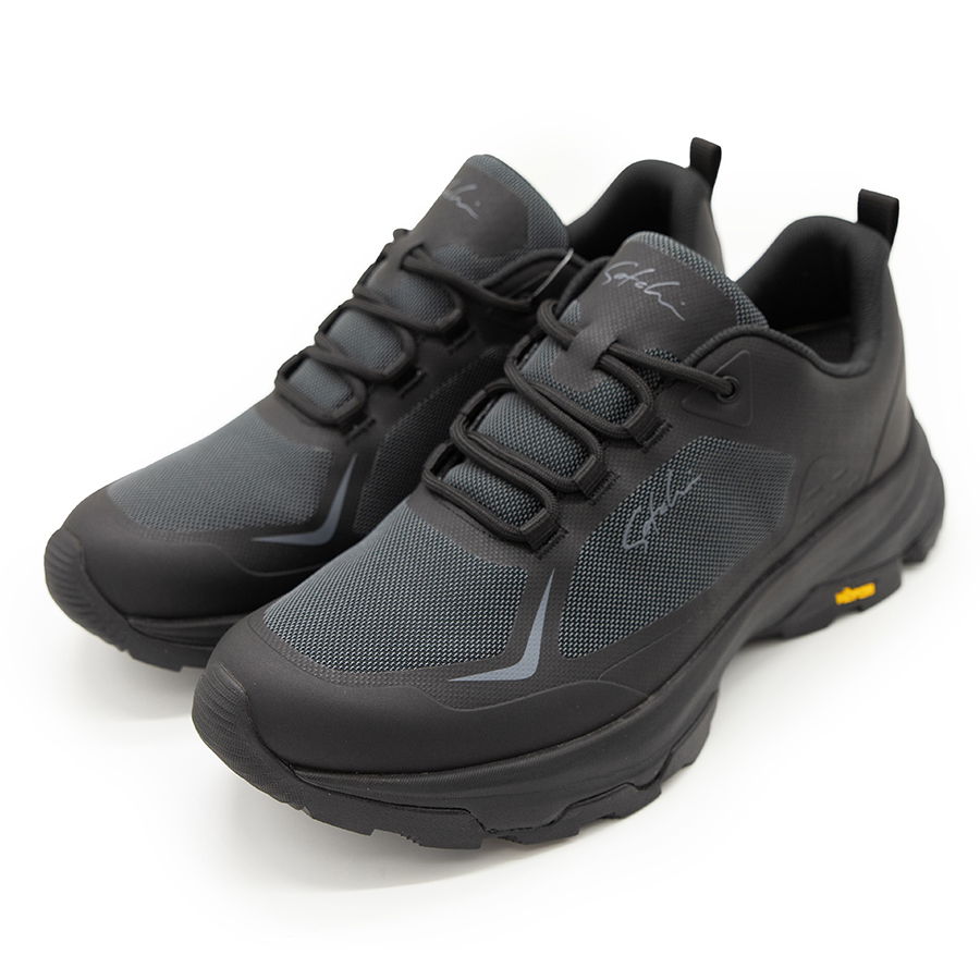 沙驰男鞋2025秋冬季新款运动休闲鞋男士户外登山防滑耐磨网面鞋