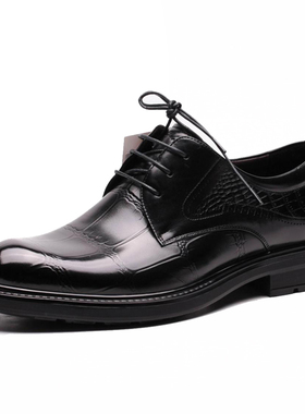 沙驰男鞋商场专柜同款2025秋冬季新款商务正装皮鞋男士真皮休闲鞋