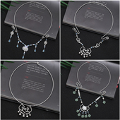 璎珞项圈明制汉服配饰项链流苏吊坠古装 首饰少女宋制坦领古风饰品