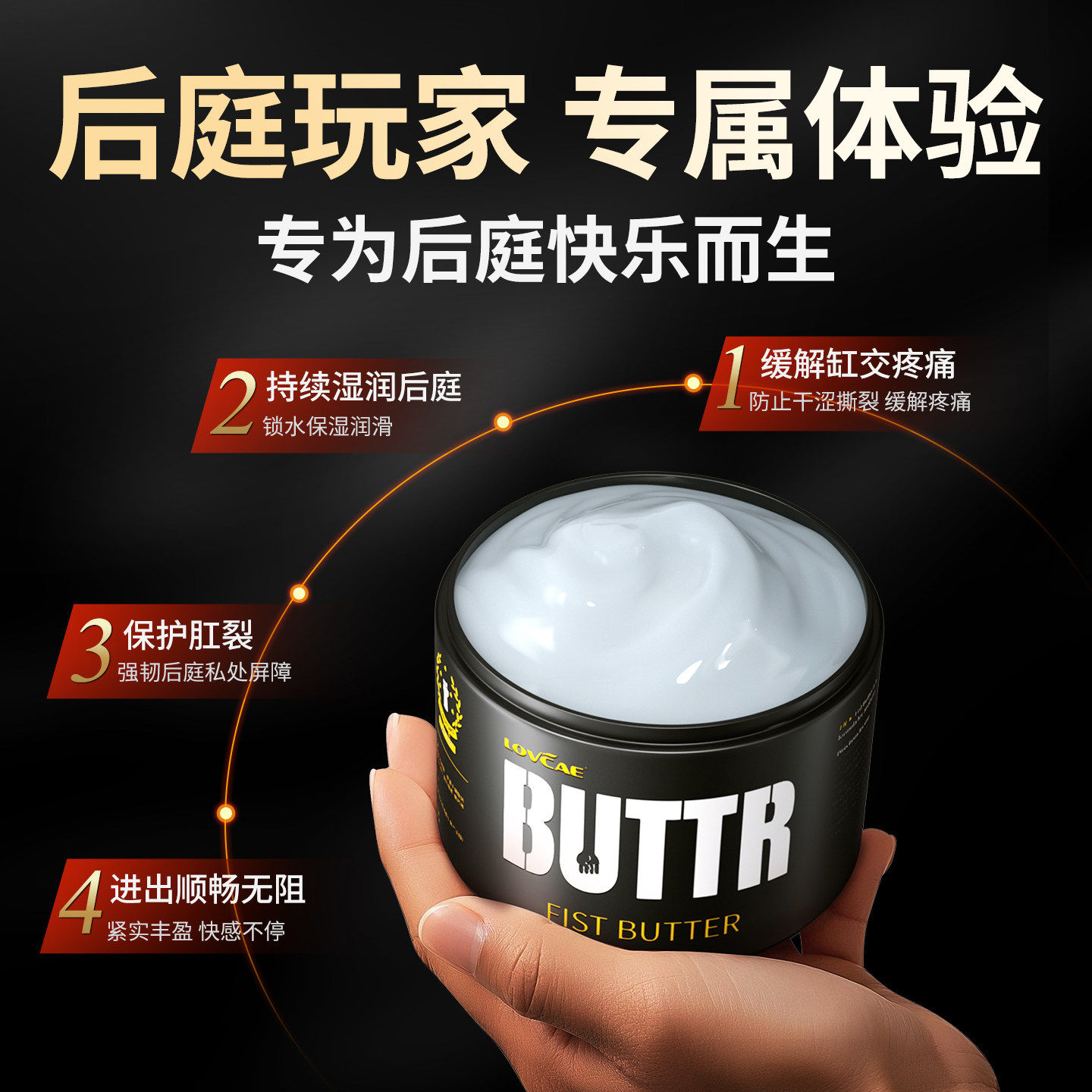 肛门润滑油液拳交膏后庭扩肛润滑剂房事抽情趣插同房干涩痛阴道可