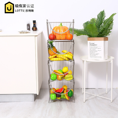 厨房桌面蔬菜铁艺置物架