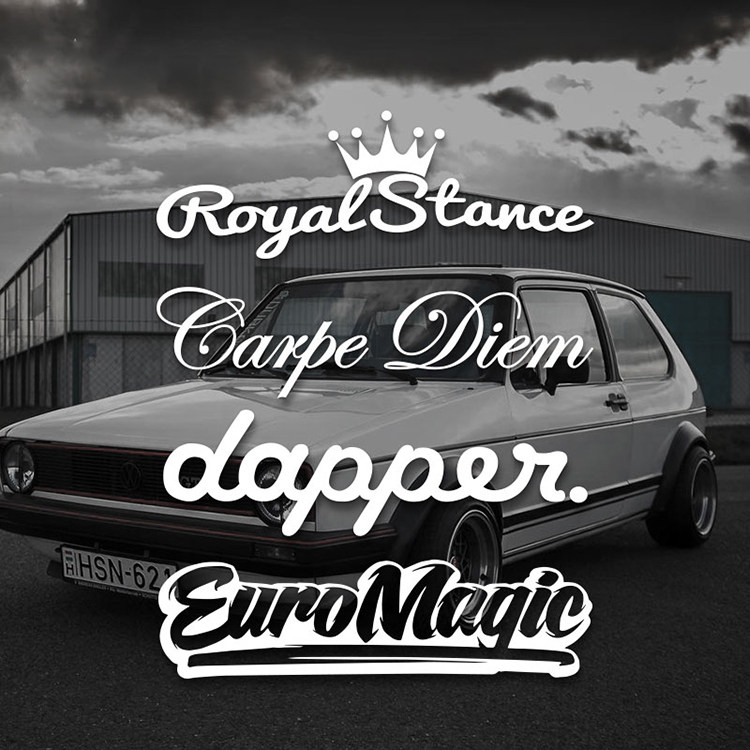 汽车前后玻璃风挡反光贴网红个性潮流车贴皇冠锐志低趴装饰车贴纸