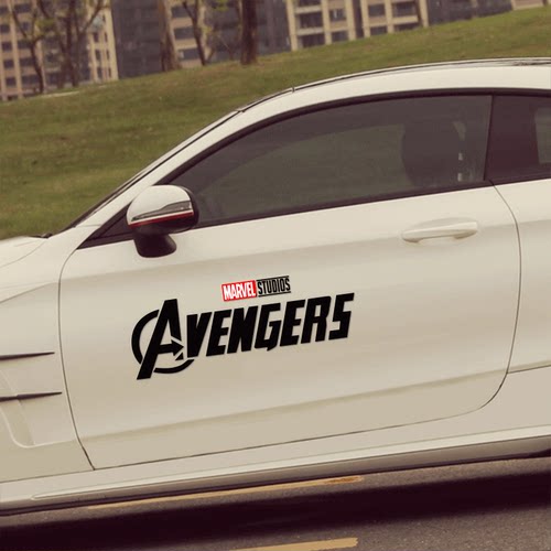 2019新版复联4漫威10年工作室marvel 复仇者联盟标志AVENGERS反光