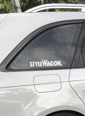 TUTU圖圖車貼 旅行车侧窗装饰幻彩车贴WAGON瓦罐改装美潮防水车贴