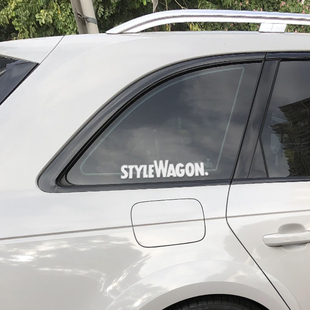 TUTU圖圖車貼 旅行车侧窗装饰幻彩车贴WAGON瓦罐改装美潮防水车贴