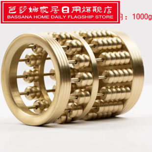 芭莎娜黄铜龙凤笔筒办公桌面摆件书桌办公室装 饰品创意铜笔筒收纳