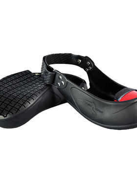 LIONGRIP防砸鞋套钢头安全劳保鞋防滑访客鞋套橡胶XGX-TK3红色M(3