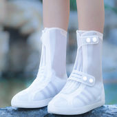 水靴防水雨天耐磨防滑加厚底下雨骑行防雪防水 套水鞋 雨鞋 套男女鞋