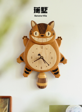 创意木质宫崎骏龙猫可爱猫巴士