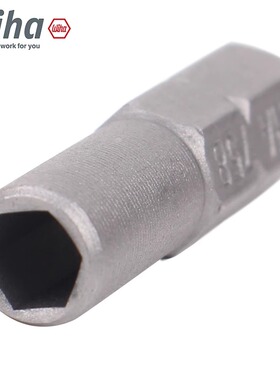 wiha威汉微型批头转接头1/4转6.35MM转4MM磁性转换头758