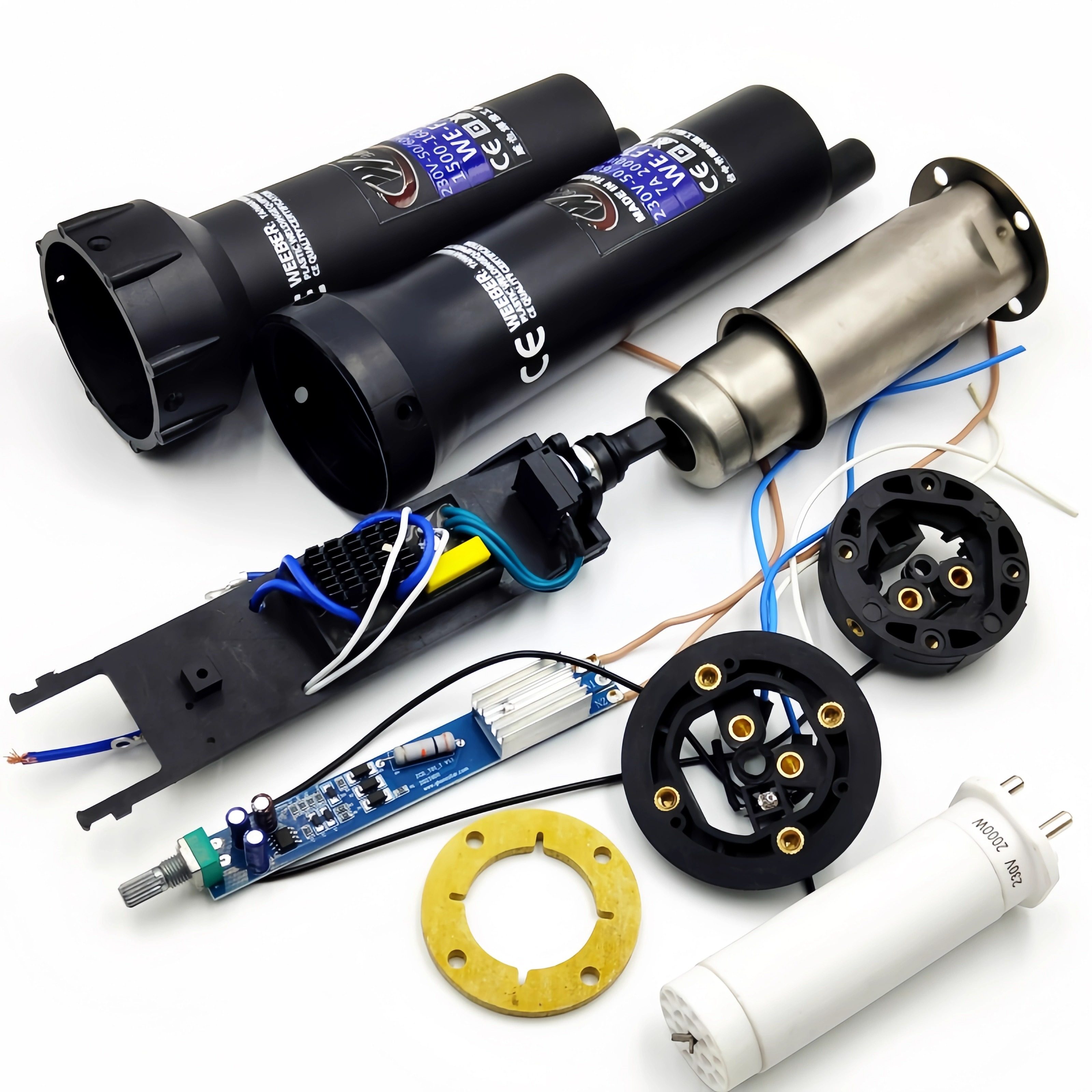 weeber威也分体FT调温塑料焊枪配件外接风机发热芯调温器手柄线路