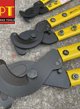 台湾OPT手动电缆剪LK-250进口24寸铜电缆剪电工铜铝断线钳子LK500