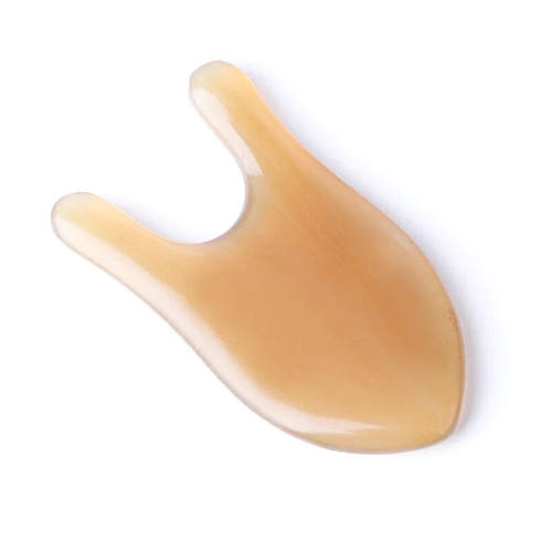 天然白水牛角拨筋棒鼻子刮痧按摩板眼部穴位棒多功能按摩器手指关