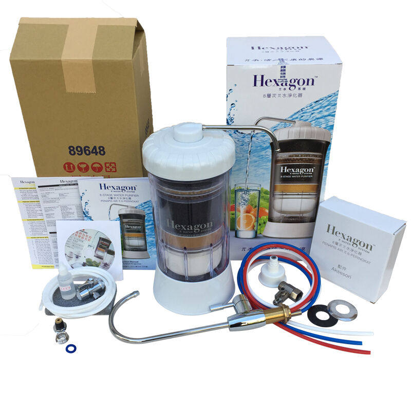 泉清氧科士威hexagon89648净水器小水机活水机8层次小水机台湾品
