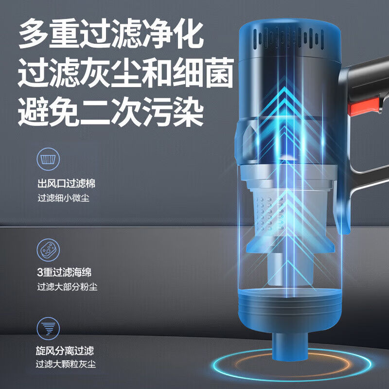 便携无线吸尘器家用小型车载手持式充电大功率无刷真空电动吸尘机