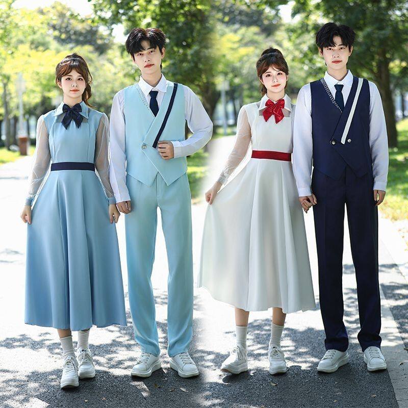 出租元旦初高中生大合唱团礼服图片
