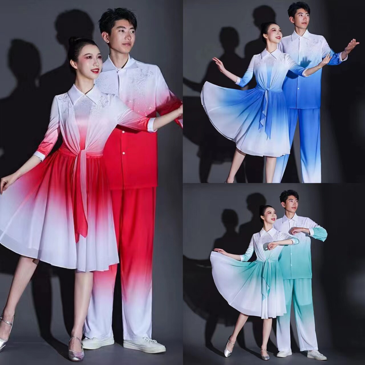 出租中学生大合唱团朗诵群体表演服装新款青春活力现代舞蹈演出服