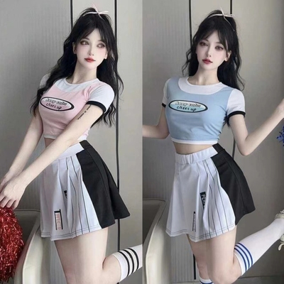 出租twice林娜琏运动会表演服 拉拉队服韩国女团演出服啦啦操服装