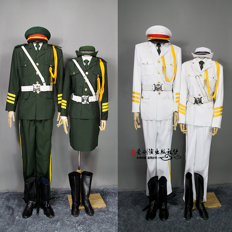 仪仗队学生升旗手服装国旗班