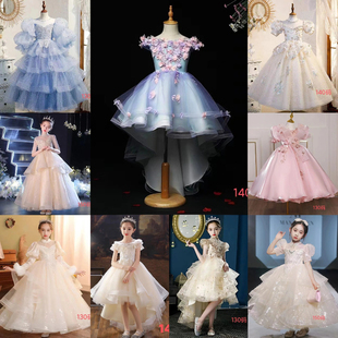 出租女童高端礼服裙蓬蓬轻奢公主裙钢琴主持人演出走秀生日晚礼服