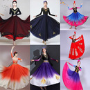 出租新款 少数民族大摆裙 高档新疆舞蹈演出服女维吾族舞服维族服装