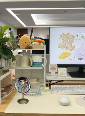 照花眠手工拉丝镀铜中式仿古轻奢高清桌面创意化妆镜摆件