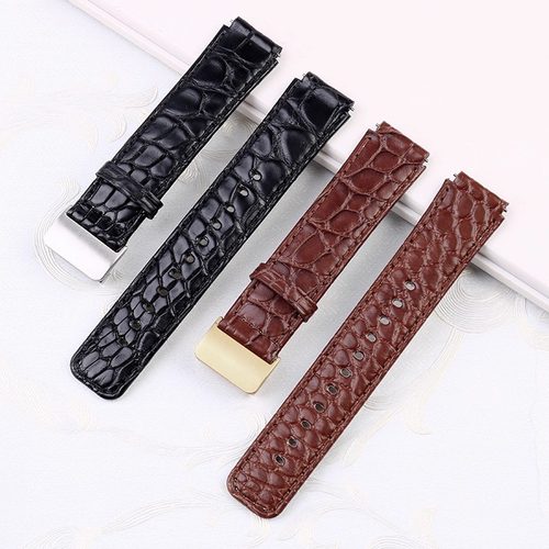 适用卡西欧AE-1200鳄鱼皮表带男