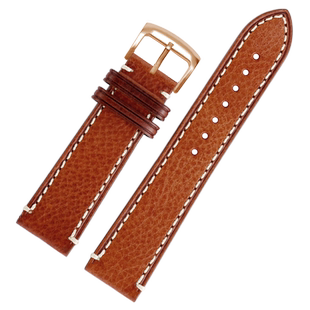 适配西铁城光动能BN0190/BN0193/CA0718意大利牛皮表带男真皮22mm