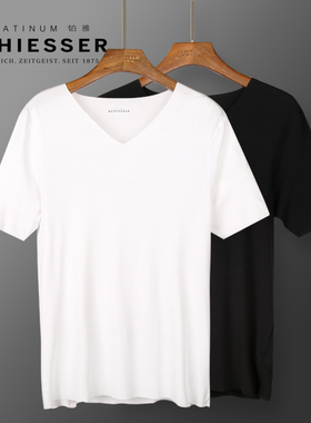 新款 德国舒雅内衣男高端铂雅莫代尔随型裁打底汗衫T恤95/5502M