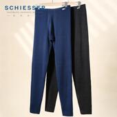 新品 蚕丝羊绒发热弹力贴身双层加绒加厚打底保暖长裤 舒雅男士 秋裤