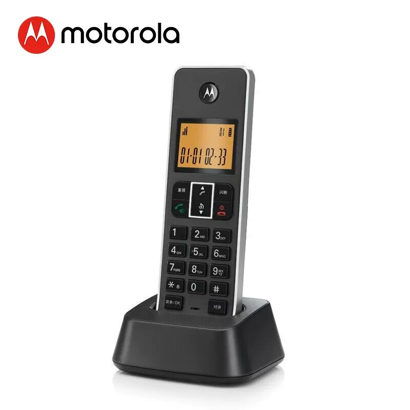 摩托罗拉C7501RC录音无绳电话机子母机无线座机家用办公室一拖一