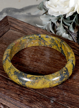 火星陨石黄橄榄手镯太空宝石个性礼物气质百搭简约正品天然手工