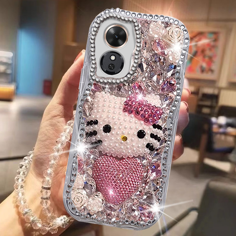 透明镶钻更高级，不掉色，不掉钻