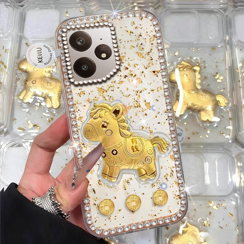 2026马年新款金箔，高端镶钻，仙女必备