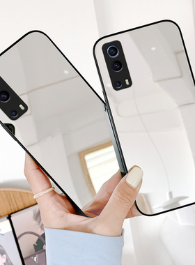 补妆镜子玻璃镜面适用vivo IQOOZ3手机壳女iq00潮iqoo爱酷z1硬z1x壳neo5手机套女款夏季网红简约zx1散热noe5