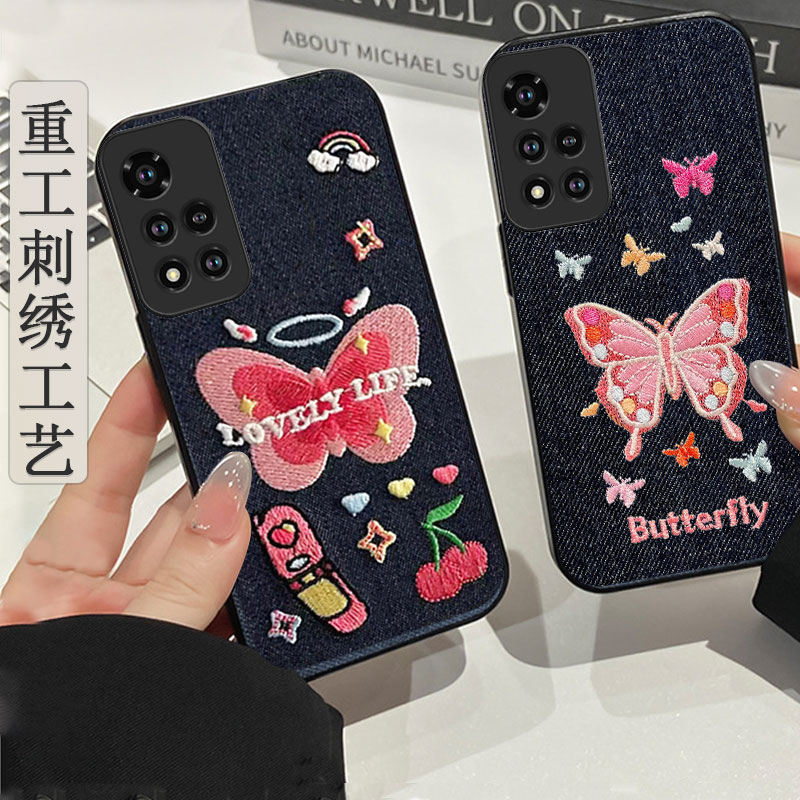 2026新款秋冬牛仔刺绣，不脱丝，不掉色