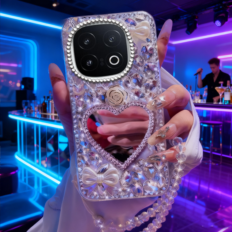 高端奢华镶钻手机壳，不掉钻，不发黄