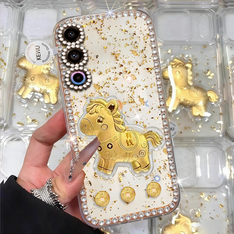 2026马年新款金箔，高端镶钻，仙女必备