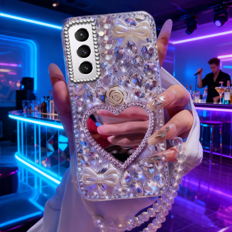 高端奢华镶钻手机壳，不掉钻，不发黄