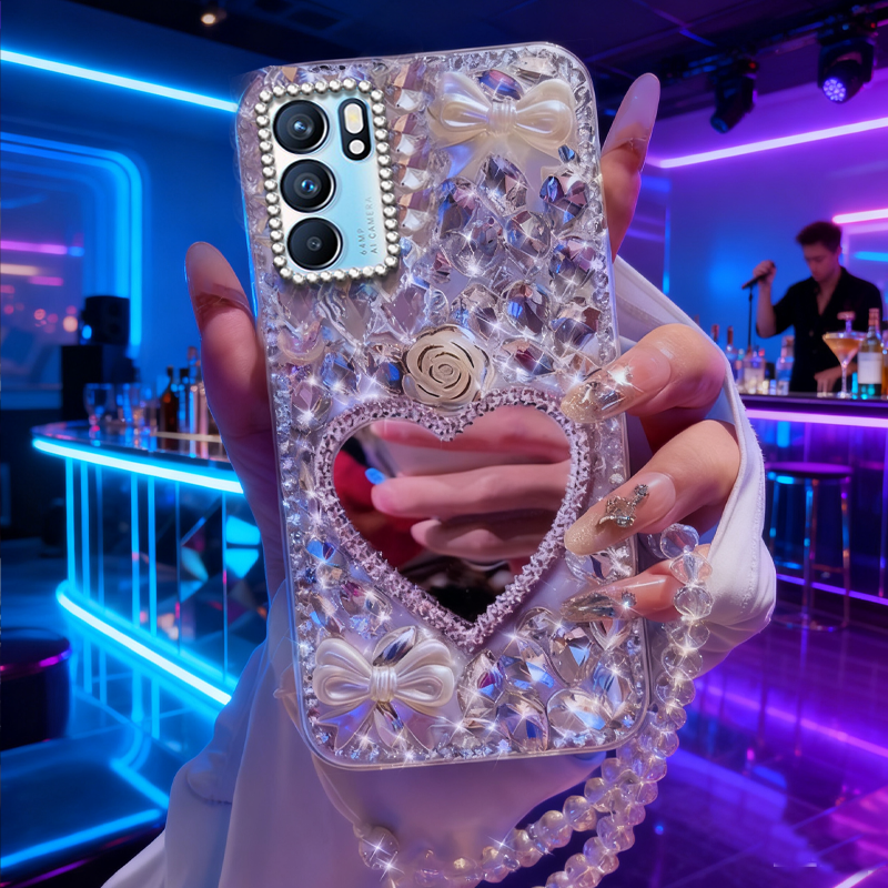 高端奢华镶钻手机壳，不掉钻，不发黄