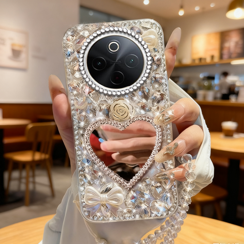 高端奢华镶钻手机壳，不掉钻，不发黄