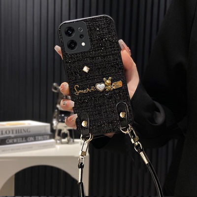 秋冬布艺小香风适用OPPOReno14手机壳/2026年13针织11保护套8+毛绒14冬天6新款10女款9+外壳7se高级感9/12/8