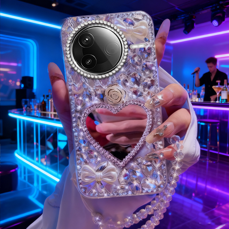 高端奢华镶钻手机壳，不掉钻，不发黄
