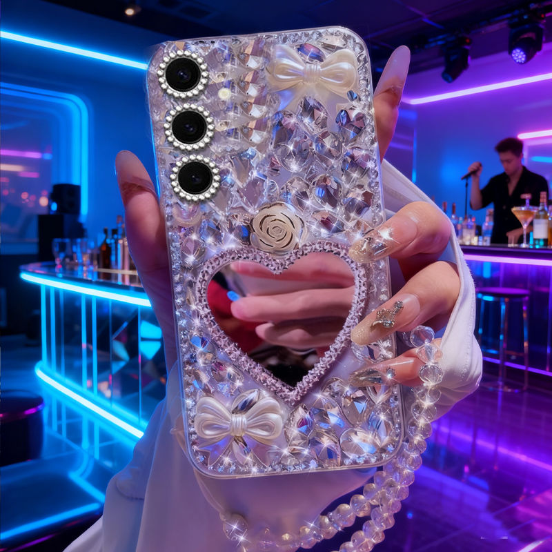 高端奢华镶钻手机壳，不掉钻，不发黄