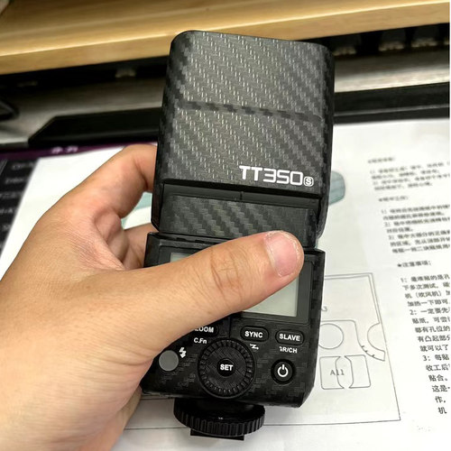 适用神牛闪光灯贴膜TT350 V860II III V1PRO保护贴纸V480 TT685II