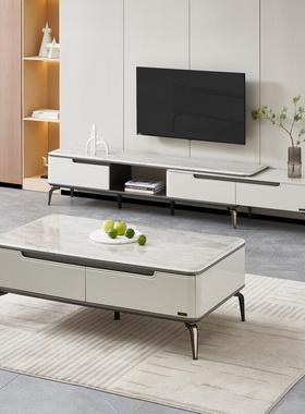 全友家居家具家私正品 门店同款 FD0050超晶石台面条形茶几电视柜