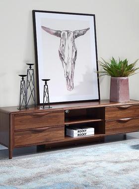 全友家居 家具家私 挪威森林 现代中式 61035 实木电视柜主柜地柜