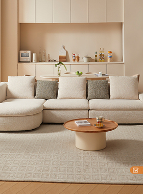 全友家居 门店同款 简约现代 布洛克 210016AB 布艺转角L型沙发